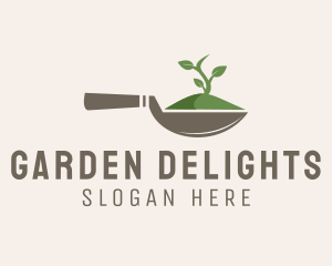 Shovel Gardening Tool  logo design