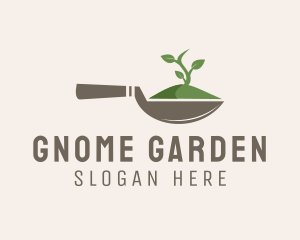 Shovel Gardening Tool  logo design