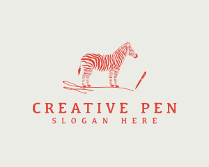 Writer Pen Zebra logo