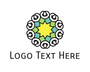 Star Floral Pattern logo