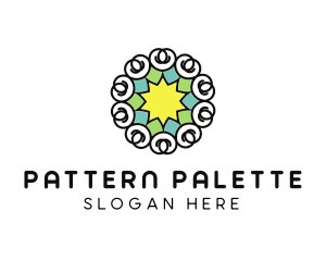 Star Floral Pattern logo