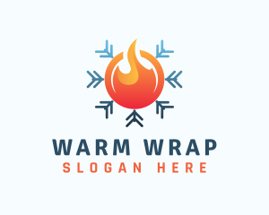 Warm & Cold Ventilation logo design