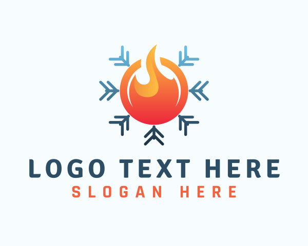 Heating logo example 4