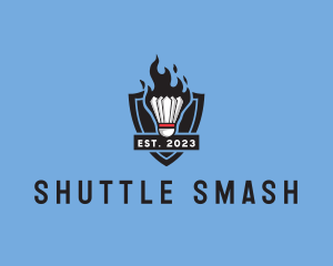 Shuttle Cock Shield  logo