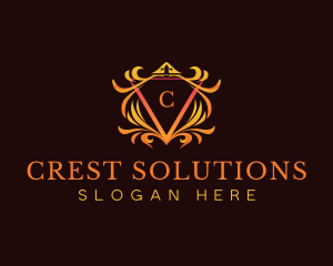  Luxury Crown Crest  logo design