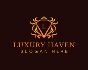  Luxury Crown Crest  logo design