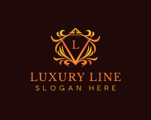  Luxury Crown Crest  logo design