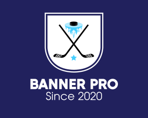 Ice Hockey Team Banner logo design