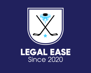 Ice Hockey Team Banner logo
