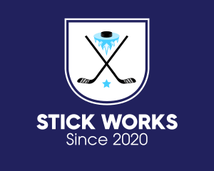 Ice Hockey Team Banner logo design