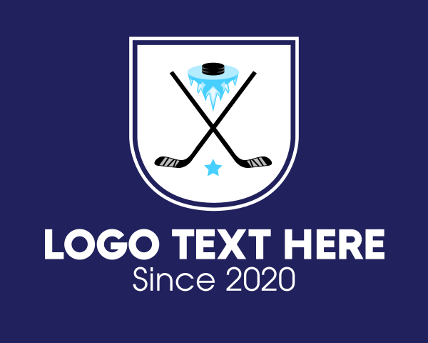 Ice Hockey Tournament logo example 2