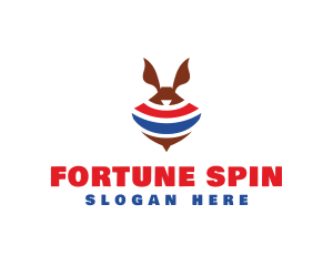 Spinning Rabbit Top logo design