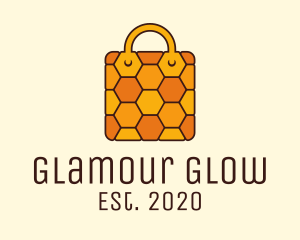Yellow Honeycomb Bag logo