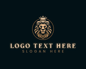 Elegant Empire King Lion logo