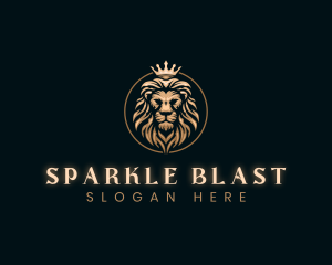 Elegant Empire King Lion logo design