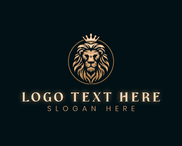 Elegant Empire King Lion logo