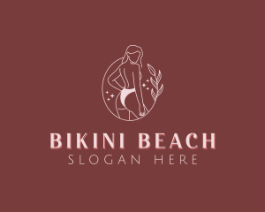 Woman Sexy Bikini logo design