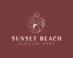 Woman Sexy Bikini logo design