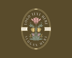 Tulip Flower Gardening logo