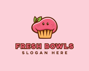 Muffin Monster Bakery logo design