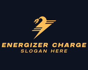 Electrical Volt Plug logo design