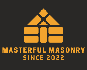 Masonry Brick House logo design