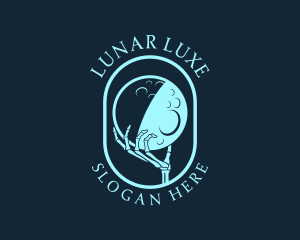 Lunar Skeleton Hand logo