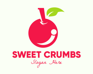 Sweet Red Cherry logo design