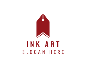 Simple Ink Pen Writer  logo design