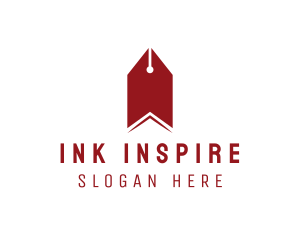 Simple Ink Pen Writer  logo design