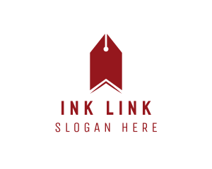 Simple Ink Pen Writer  logo design