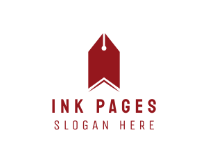 Simple Ink Pen Writer  logo design