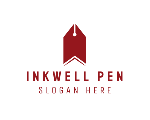 Simple Ink Pen Writer  logo design