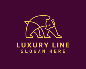 Wild Bear Luxury logo design