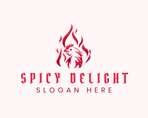 Flaming Spicy Chicken logo