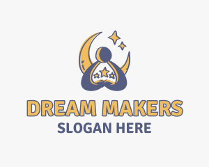 Doodle Dream Human Star logo design