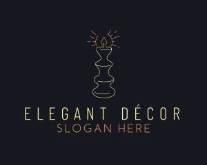 Wax Candle Decoration logo design