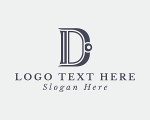 Lawyer Legal Advice Firm Letter D logo