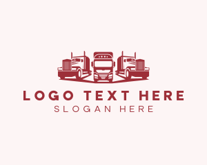 Logistics Fleet Truck logo