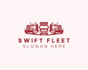 Logistics Fleet Truck logo