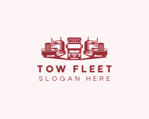 Logistics Fleet Truck logo design