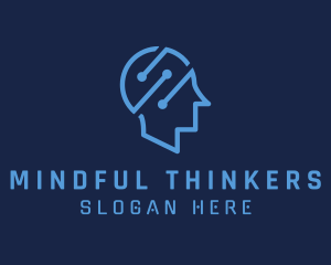 Human Tech Mind logo design