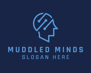 Human Tech Mind logo design