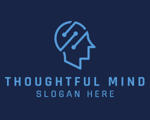 Human Tech Mind logo design