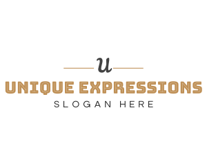 Unique Clean Studio logo design