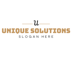 Unique Clean Studio logo design