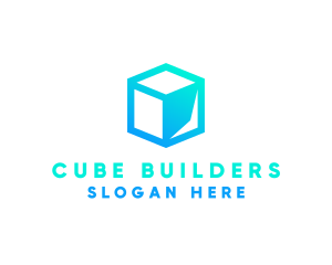 Data Tech Cube logo design