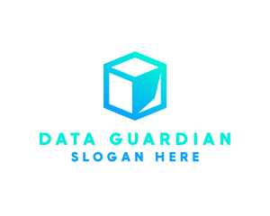 Data Tech Cube logo design