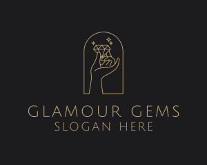 Diamond Hand Accessory  logo design