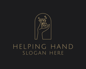 Diamond Hand Accessory  logo design